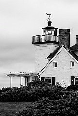 Nayatt Point Lighthouse Tower in Rhode Island